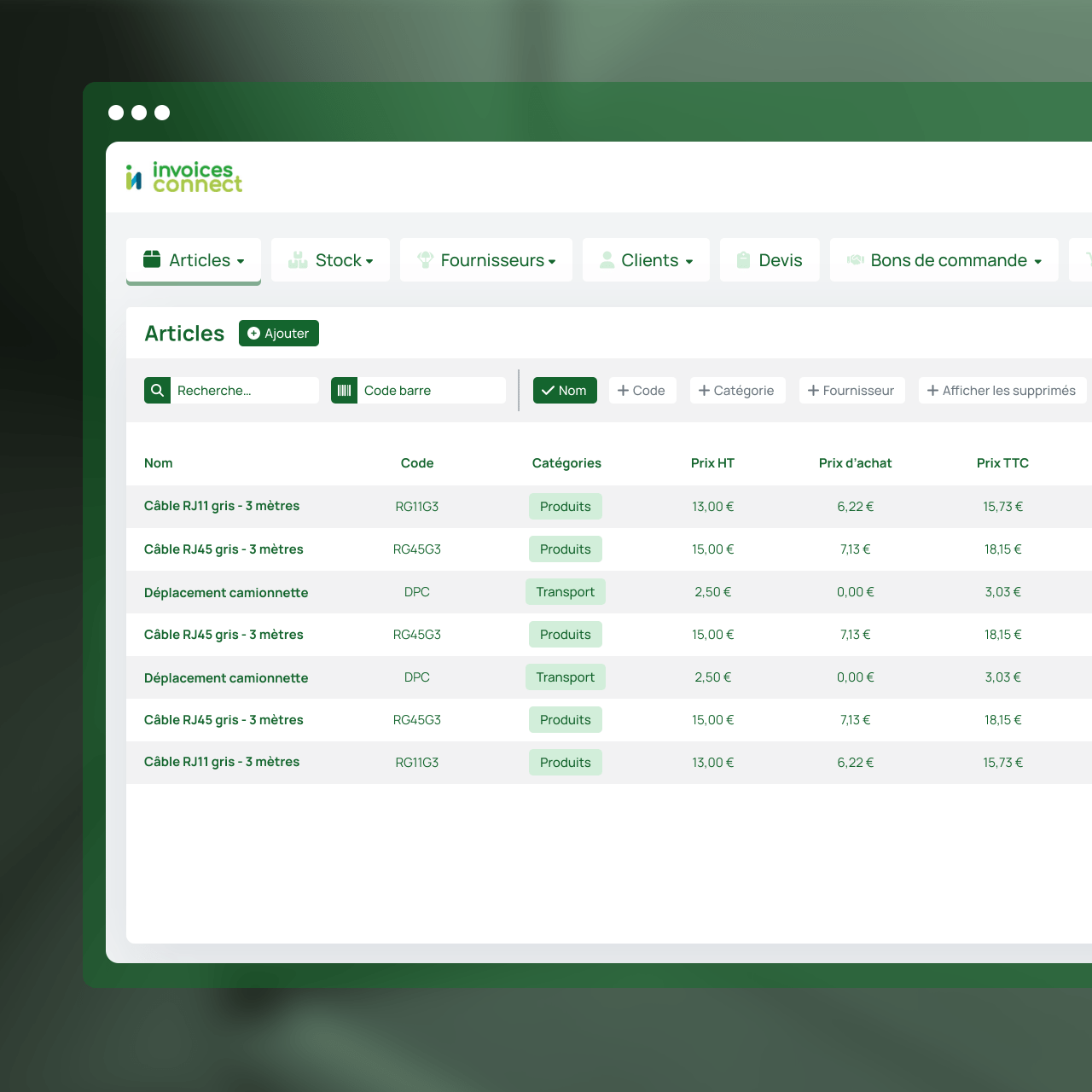 Invoices Connect